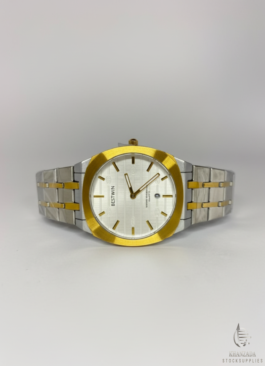 BESTWIN Two-Tone Men’s Quartz Watch