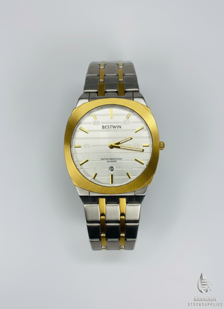 BESTWIN Two-Tone Men’s Quartz Watch
